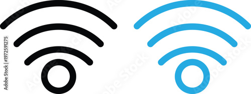 Wifi icon set. Wireless and internet symbols. Network sign. Connection and signal strength designConnection sign
