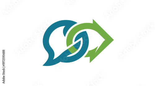 Abstract Communication Icon Dialog and Process