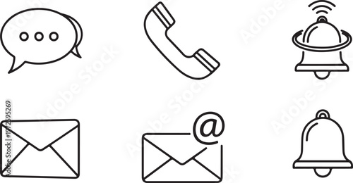 Recruitment icon set. Editable line icons. Vector illustration.