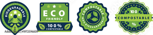 Biodegradable & Compostable Eco Badges