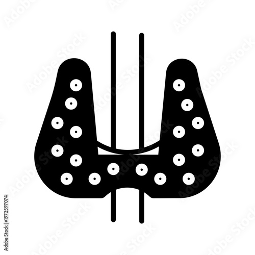 Endocrine System Vector Icon