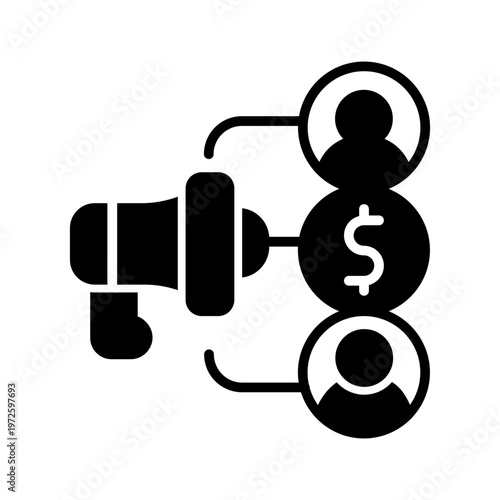 Affiliate Marketing Vector Icon