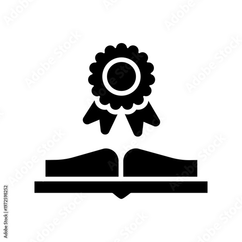 Literacy Award Vector Icon