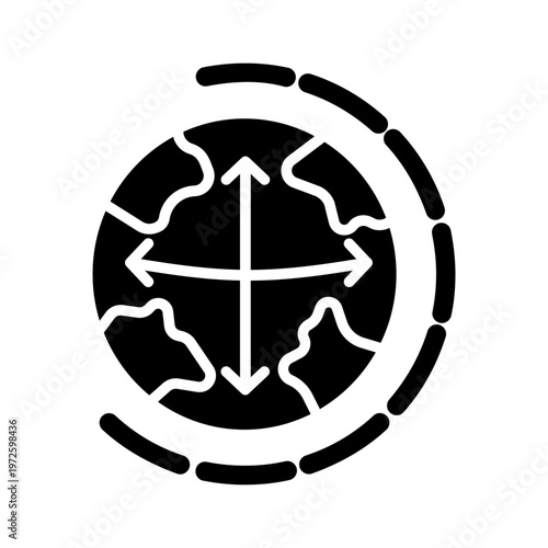 Longitude Vector Icon