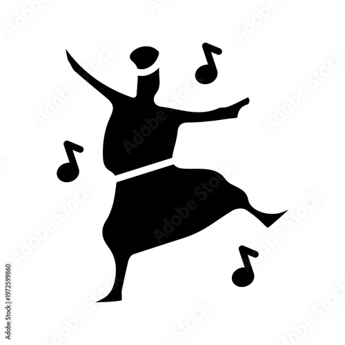 Bhangra Vector Icon