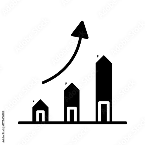 Rent Increase Vector Icon