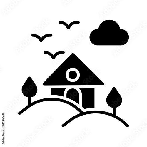 Natural Habitat Vector Icon