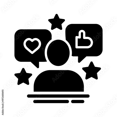 Social Media Content Vector Icon