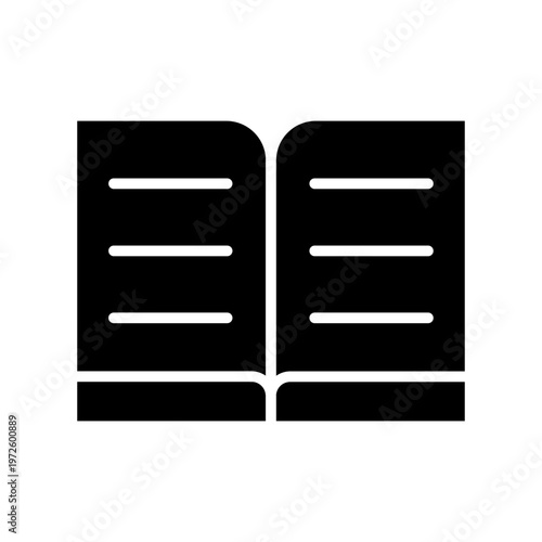 Literacy Book Vector Icon