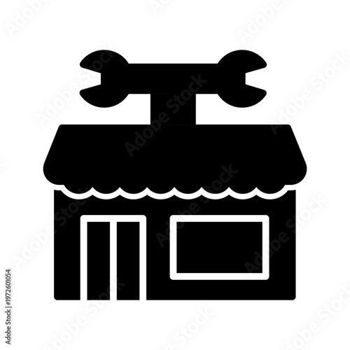 Electronics Shop Vector Icon