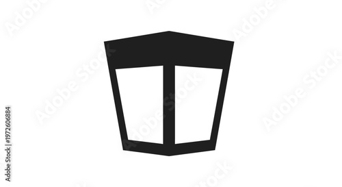 Modern Black Street Light Fixture Design.