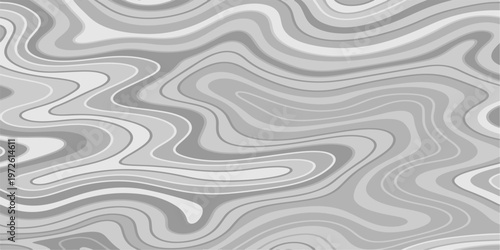 Abstract Black and White Topographic Contour Lines Vector Illustration Digital Landscapes and Geographic Elevation Patterns
