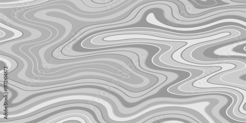 Abstract Black and White Topographic Contour Lines Vector Illustration Digital Landscapes and Geographic Elevation Patterns