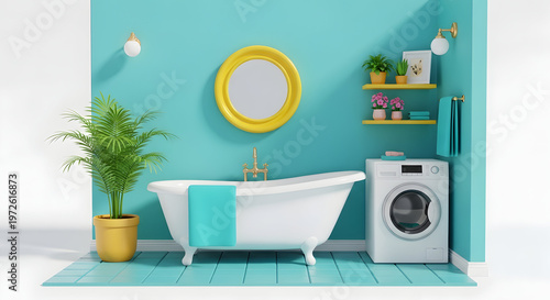 modern bathroom interior