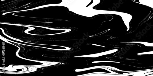abstract black and white liquid marble texture seamless vector illustration with modern technology inspired fluid patterns and elegant monochrome design