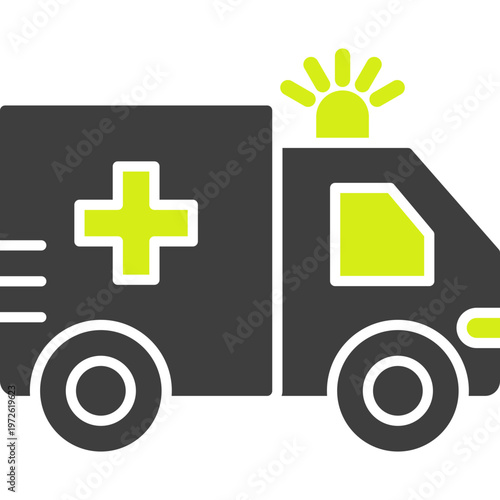 Ambulance Vector Icon
