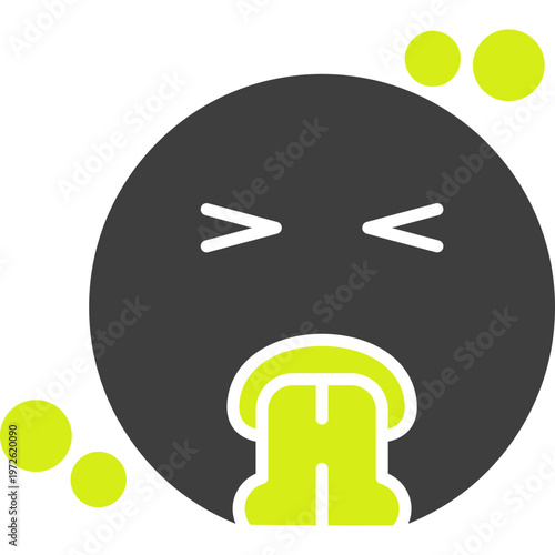 Vomit Vector Icon