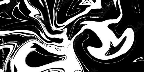 abstract black and white liquid marble texture seamless vector illustration with modern technology inspired fluid patterns and elegant monochrome design