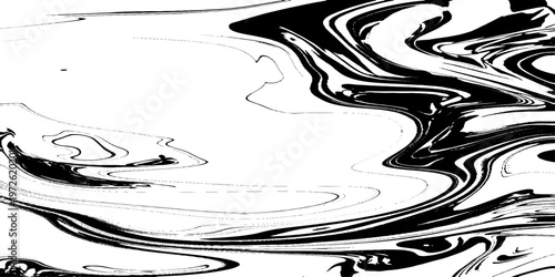abstract black and white liquid marble texture seamless vector illustration with modern technology inspired fluid patterns and elegant monochrome design