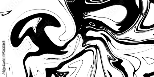abstract black and white liquid marble texture seamless vector illustration with modern technology inspired fluid patterns and elegant monochrome design