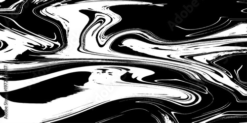 abstract black and white liquid marble texture seamless vector illustration with modern technology inspired fluid patterns and elegant monochrome design