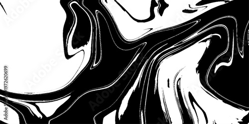 abstract black and white liquid marble texture seamless vector illustration with modern technology inspired fluid patterns and elegant monochrome design