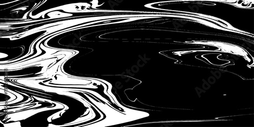 abstract black and white liquid marble texture seamless vector illustration with modern technology inspired fluid patterns and elegant monochrome design