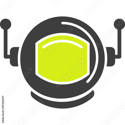 Astronaut Helmate Vector Icon