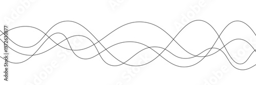 Abstract Gray Wave Lines Vector Illustration, Modern Technology-Inspired Texture Design, Seamless Digital Pattern, Futuristic Minimalist Art