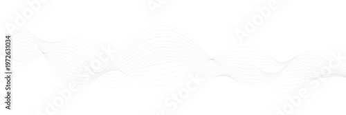 Abstract Gray Wave Lines Vector Illustration, Modern Technology-Inspired Texture Design, Seamless Digital Pattern, Futuristic Minimalist Art