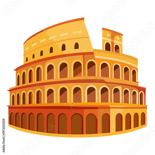 The colosseum in rome italy