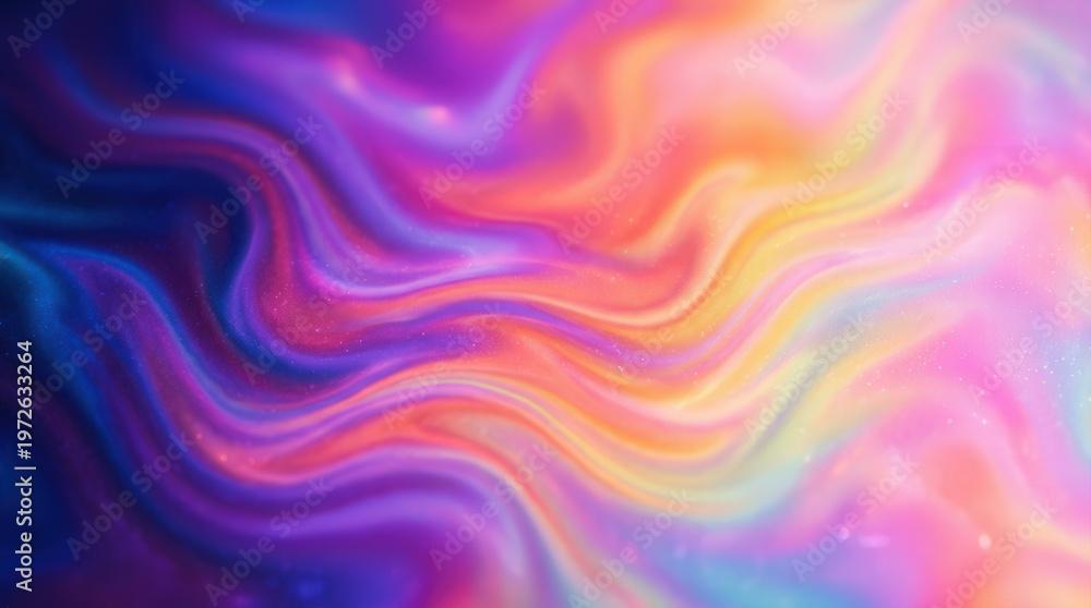 Obraz premium Abstract Colorful Fluid Art Photo With Vibrant Swirling Patterns
