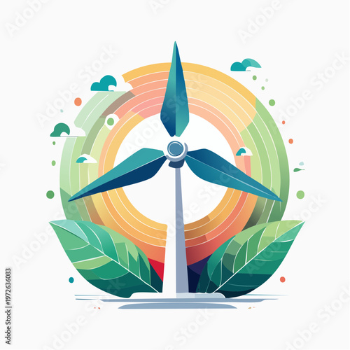 Éolienne Géométrique Énergie
