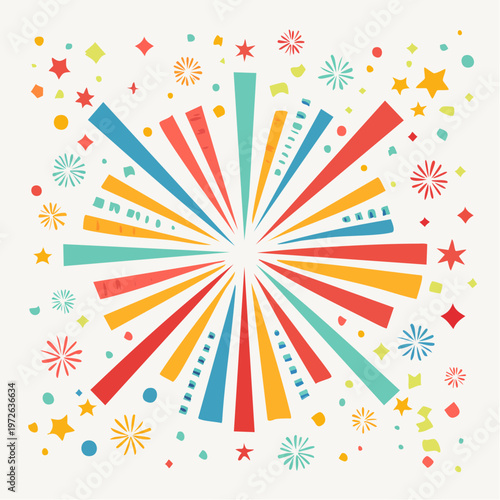 Feux d'Artifice Géométriques
