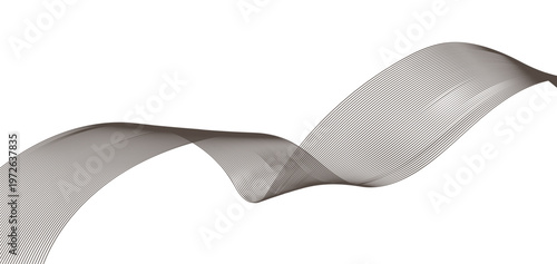 3d rendered red ribbon with shiny silver kitchen utensils isolated on white background