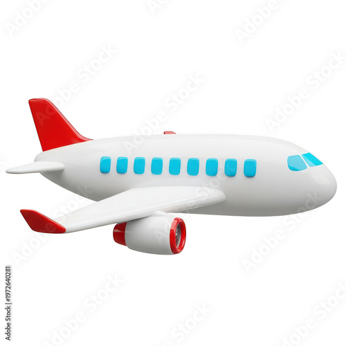 Modern passenger airplane