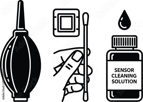 Camera day essentials vintage photography tools lens flashbulb cleaner solution for classic cameras