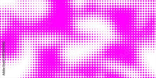 white polka dots pattern over hot pink useful as a background good effect