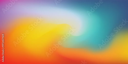 Abstract multicolor background. Smooth color gradation. Liquid colorful gradient background. Vector illustration for your graphic design, template, banner,