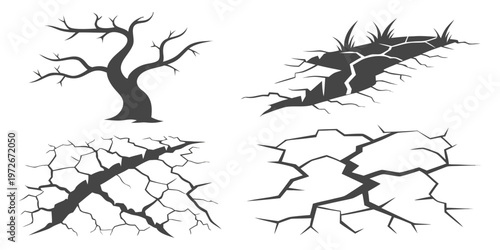 Silhouettes of towering pine trees against a clear sky