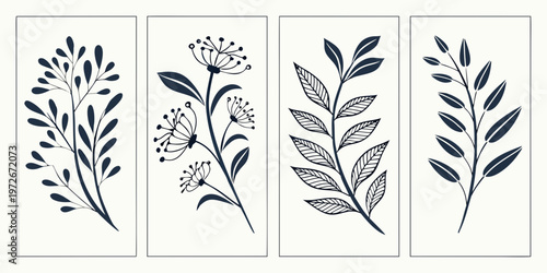 Close-up of a single green leaf with intricate vein patterns and serrated edges