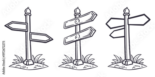 Vintage illustration of three different types of scales and a balance