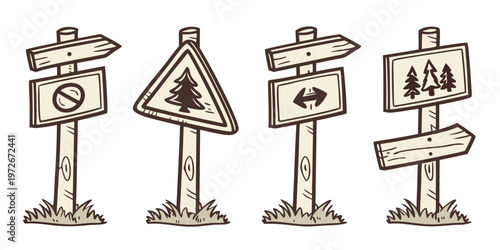 Four vintage-style street lamps with ornate designs and decorative elements