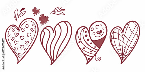 A collection of three pink carnation flowers with green leaves and stems