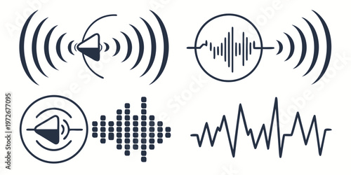 A collection of old style wind-up music boxes on a wooden surface