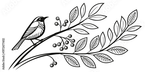 Intricate design of a traditional bamboo birdcage