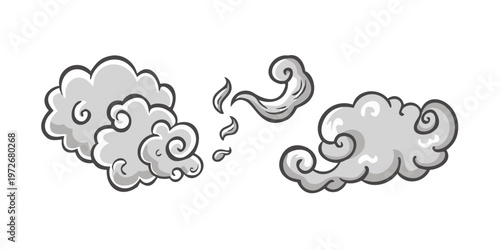 Two fluffy white bunnies sitting close together