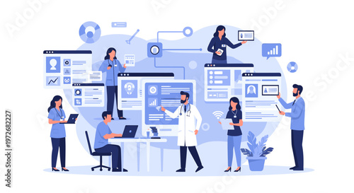 A calm and collected nurse stands confidently, suggesting trust and competence. Ideal for healthcare websites, advertising, and materials promoting we