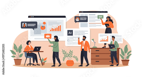 A calming image featuring a potted plant in a simple, modern interior. Perfect for illustrating concepts of wellness, home decor, and a peaceful lifes