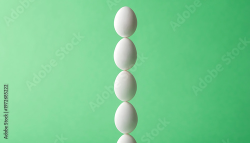 wooden mannequin with eggs